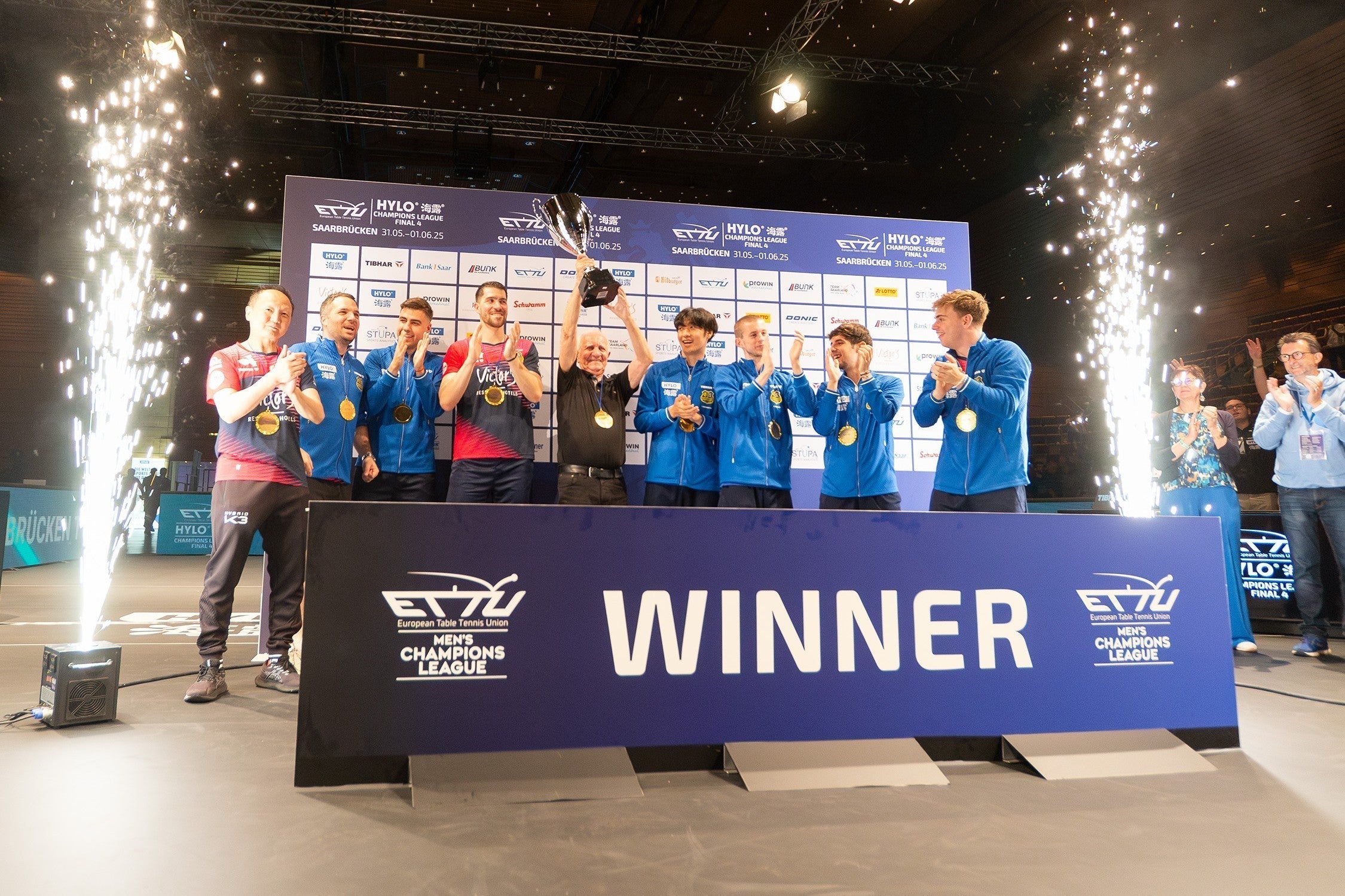 1. FC Saarbrücken TT Tricampeão da Champions League