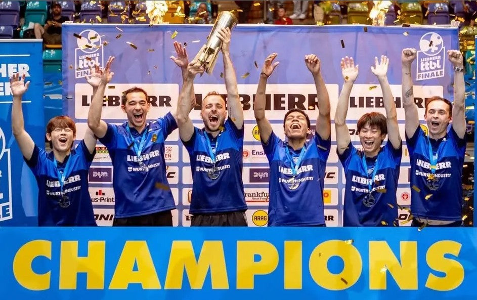 Hugo Calderano é Campeão da Liga da Alemanha