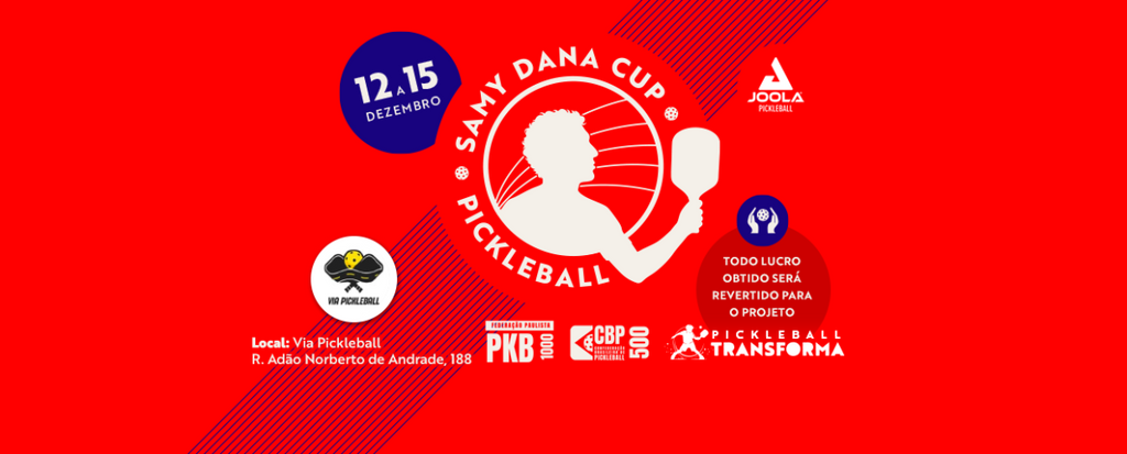 Samy Dana Cup Pickleball: quando o jogo vira ponte para inclusão social