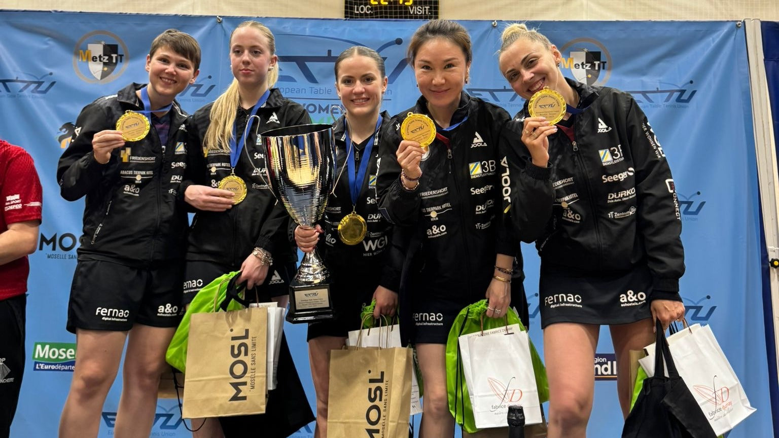 TTC Berlin Hexacampeãs da Liga dos Campeões