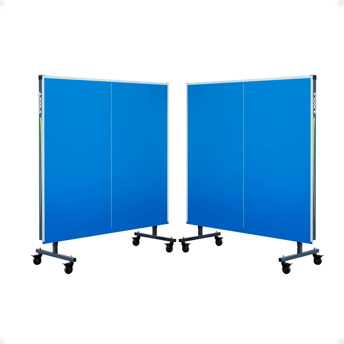 JOOLA Outdoor Rally Table Kit + 1 Family Set (Case with 4 Rackets and 10 Balls) + Table Cover (Horizontal/Vertical Position)