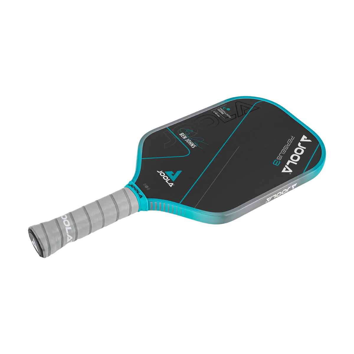 White background, product image of the Ben Johns Perseus Gen 3 14mm pickleball paddle.