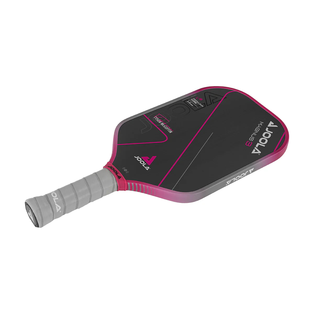 White Background Image, Product Image of the Tyson McGuffin Magnus 3 14mm pickleball paddle.