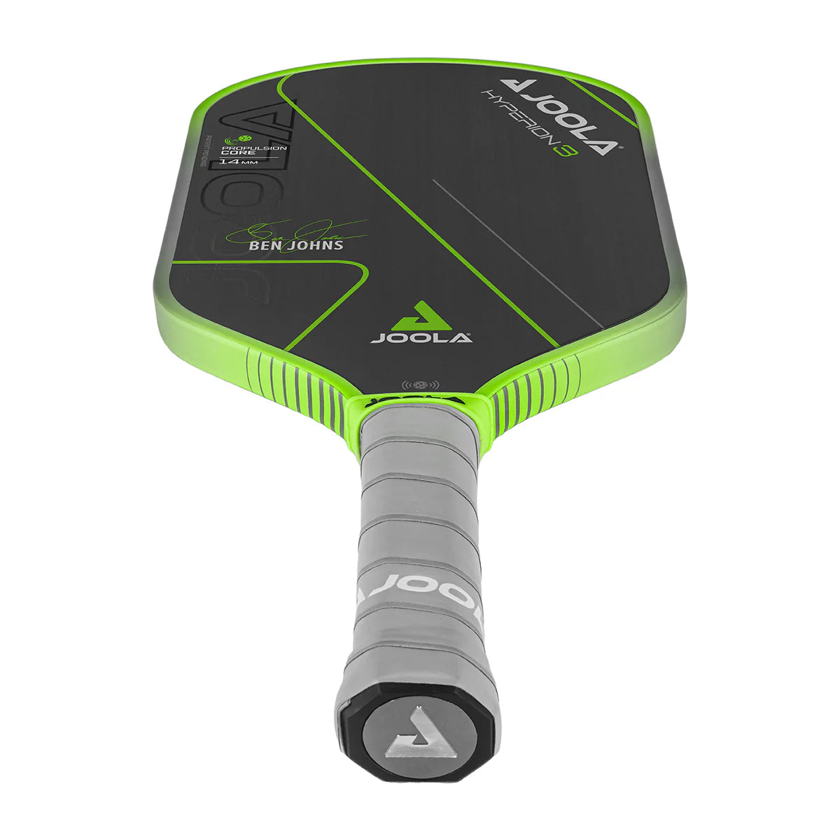 White background, product image of the JOOLA Ben Johns Gen 3 16mm Hyperion Pickleball Paddle.