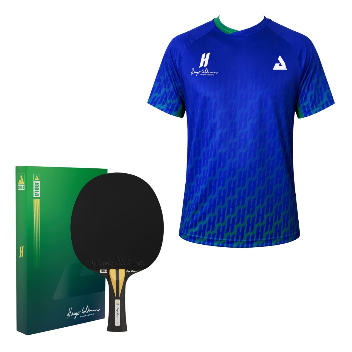 Kit Raquete + Camiseta Hugo Calderano