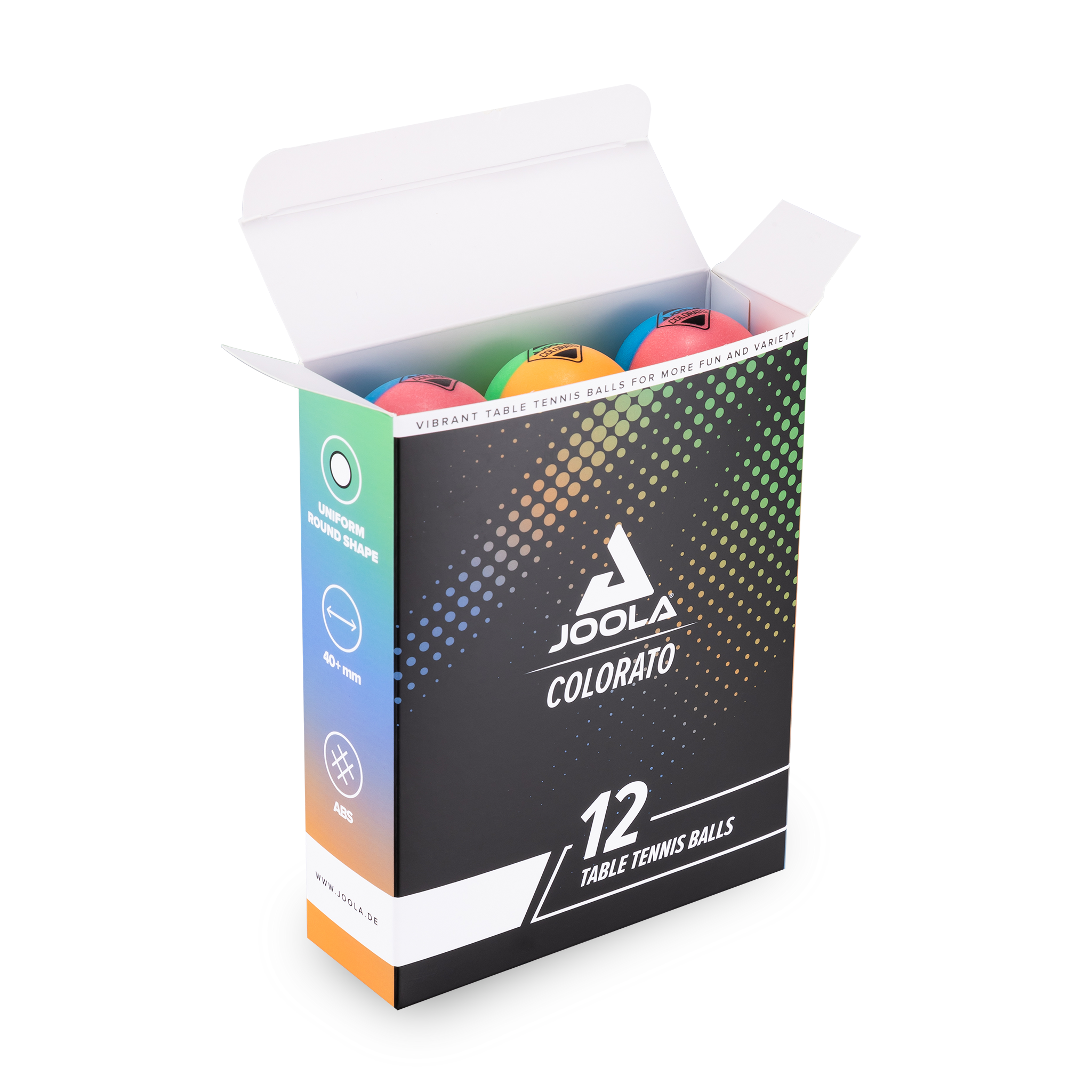 Bola de Tênis de Mesa JOOLA Colorato 12 unidades