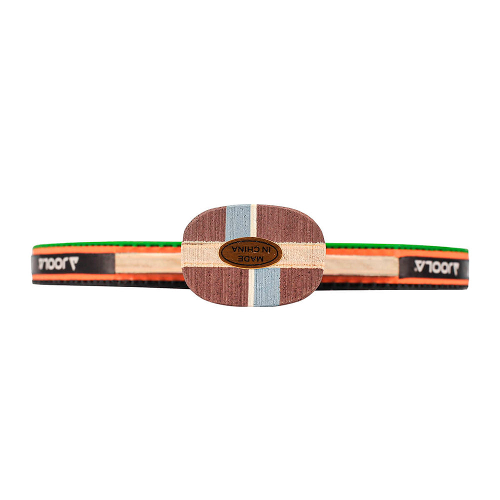 Kit Raquete JOOLA Infinity Balance (verde) + Raqueteira (Capa) para Raquete Tênis de Mesa Pocket (vermelho)