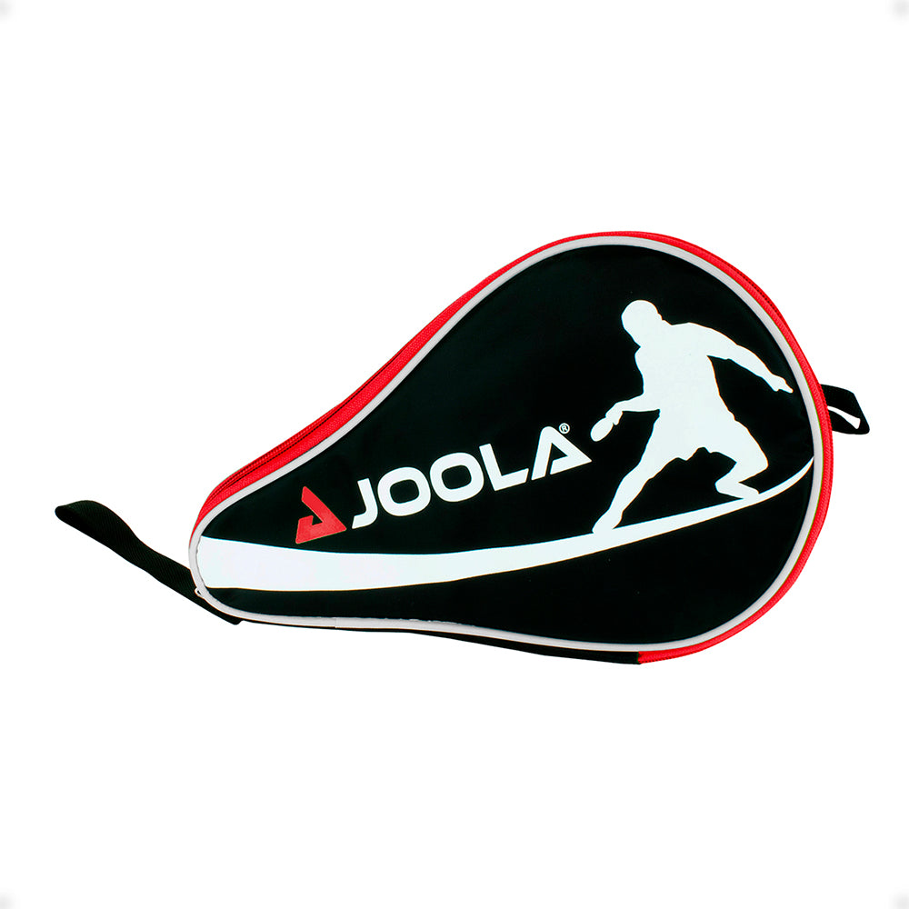Kit Raquete JOOLA Infinity Balance (verde) + Raqueteira (Capa) para Raquete Tênis de Mesa Pocket (vermelho)
