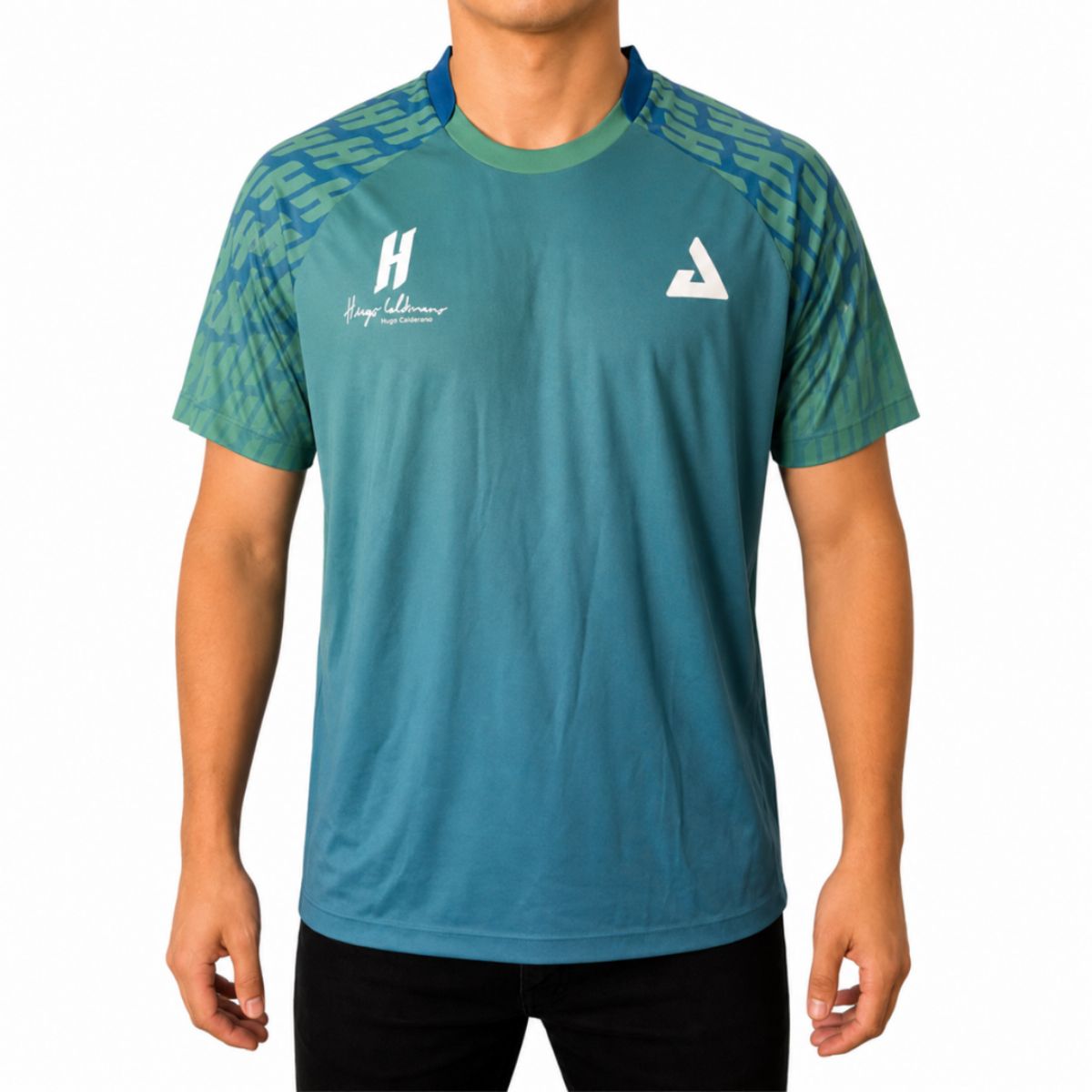 Camiseta JOOLA Hugo Calderano Gradient Monogram Raglan Masculina