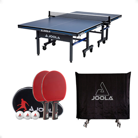 Kit Mesa JOOLA Tour (25mm) + Kit de Raquetes Duo Set Pro + Capa posição (horizontal/vertical)