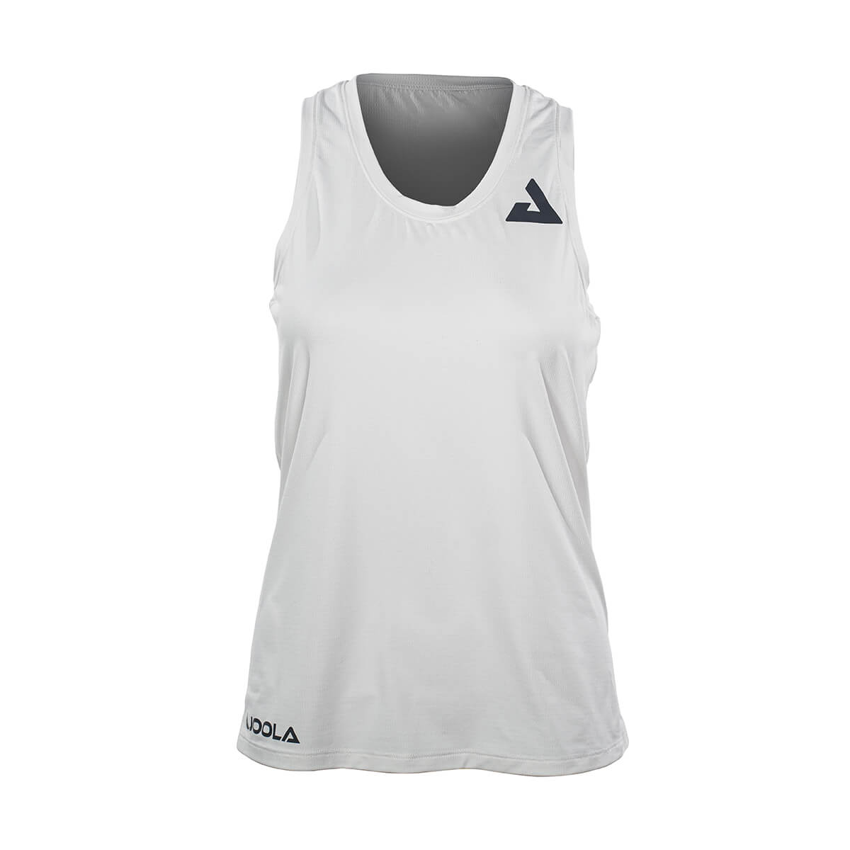 White Background Image: JOOLA Flow Tank Top, White color. #White