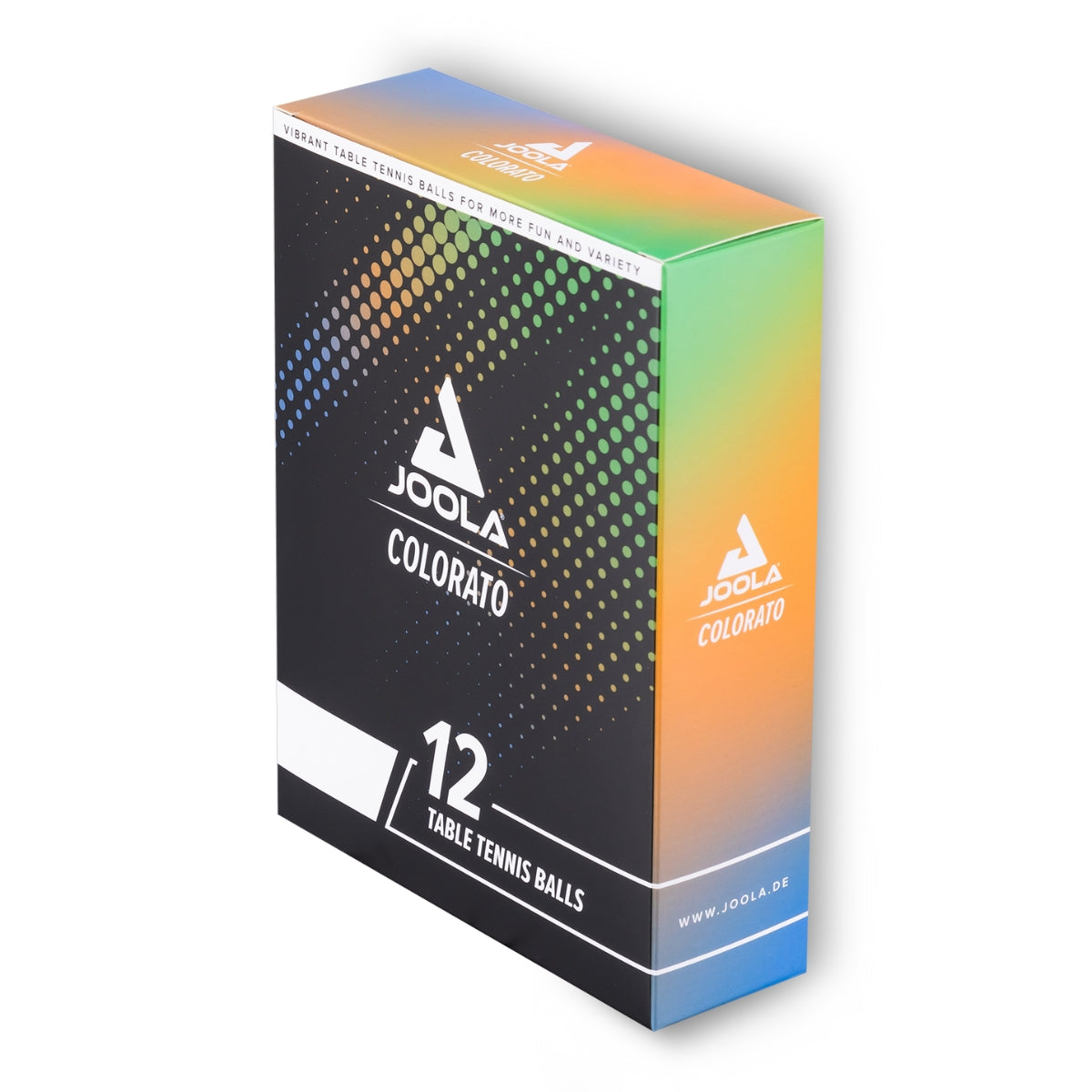 Kit Raquete JOOLA Infinity Overdrive (Vermelha) + Bola de Tênis de Mesa JOOLA Colorato 12 unidades