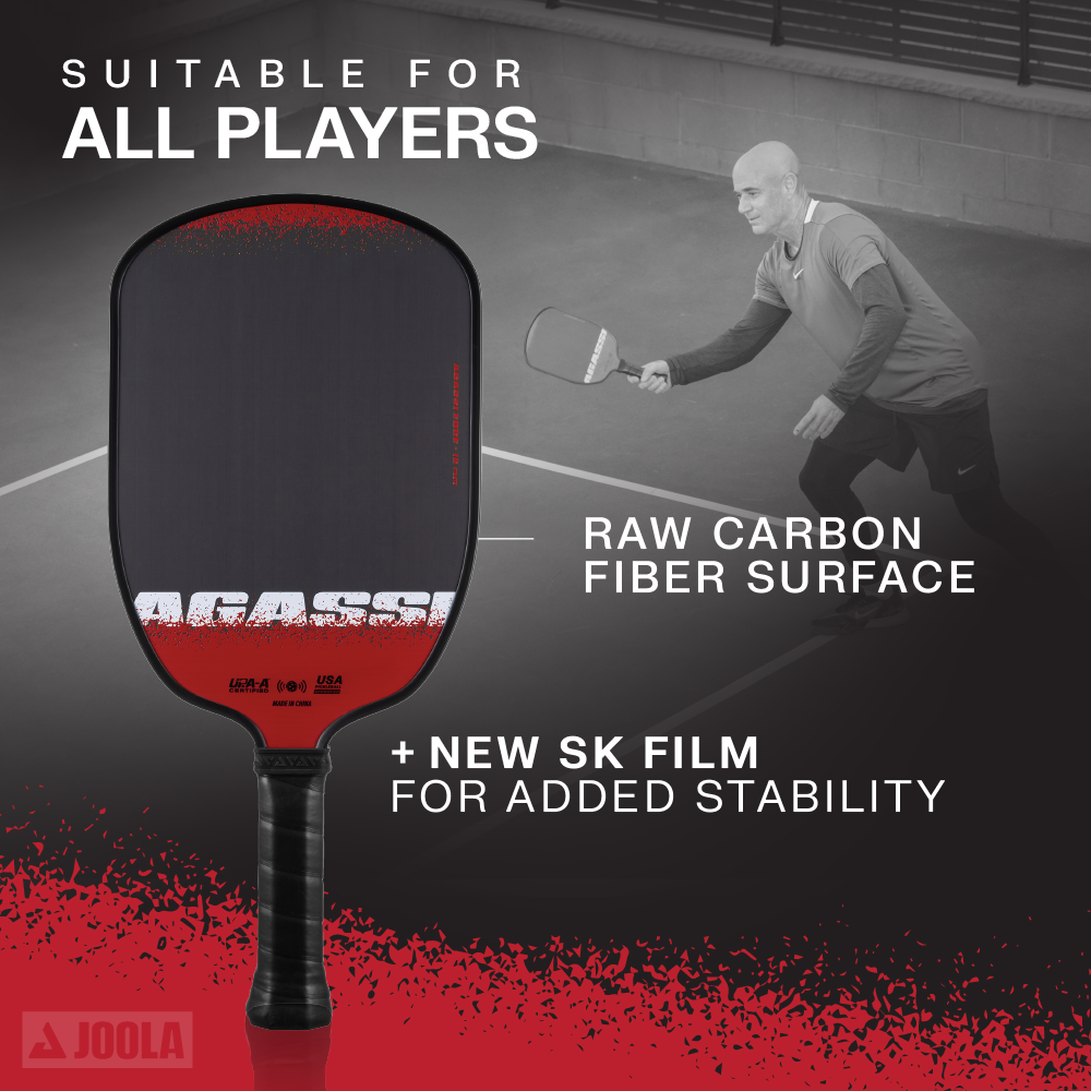 Raquete de Pickleball JOOLA Agassi Edge SS25 (16mm)