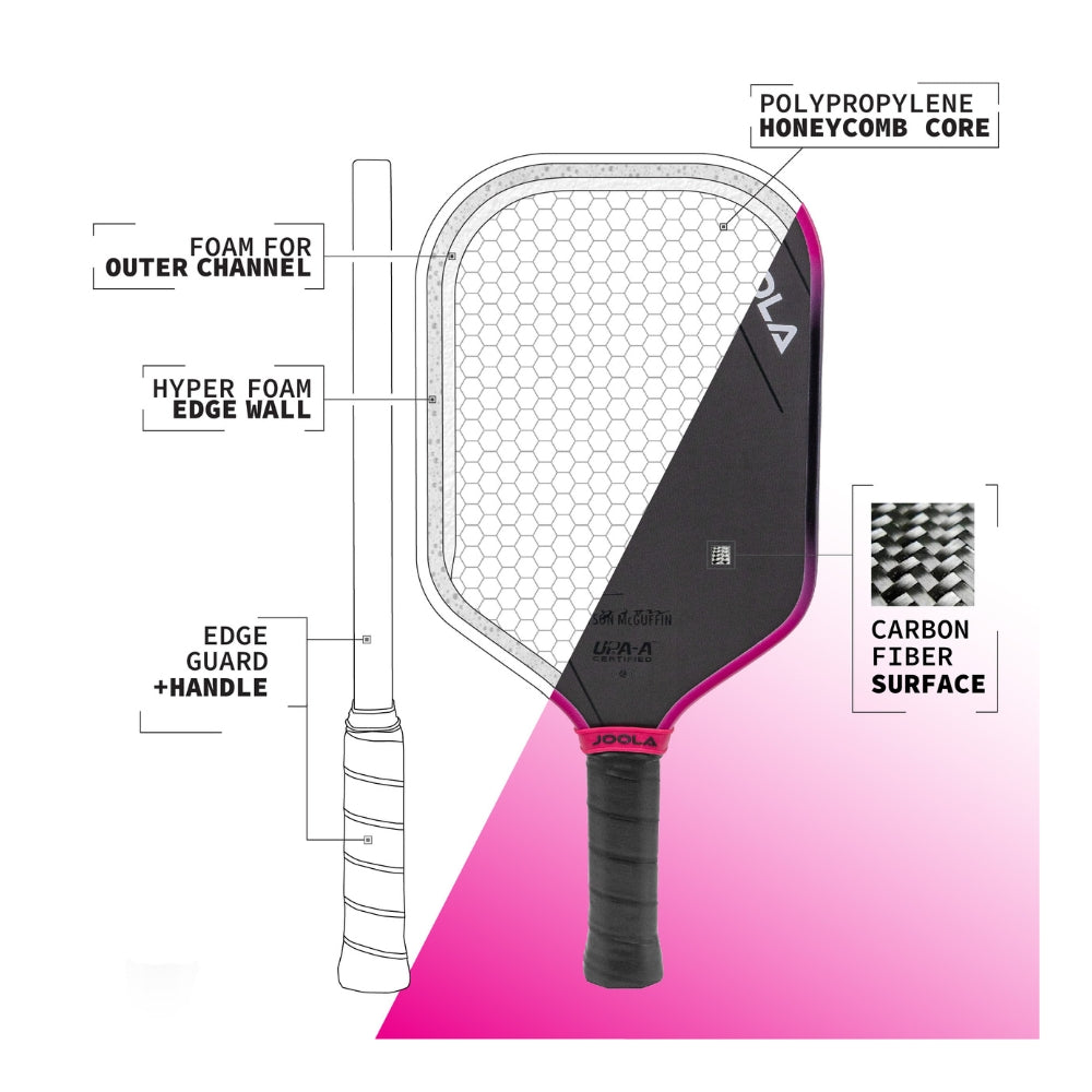 Raquete de Pickleball JOOLA Tyson McGuffin Magnus 3S (16mm)