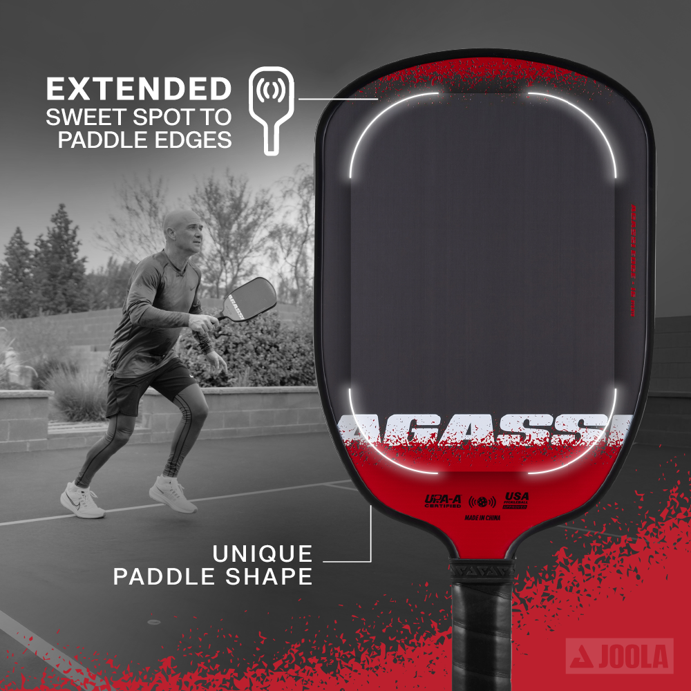 Raquete de Pickleball JOOLA Agassi Edge SS25 (16mm)