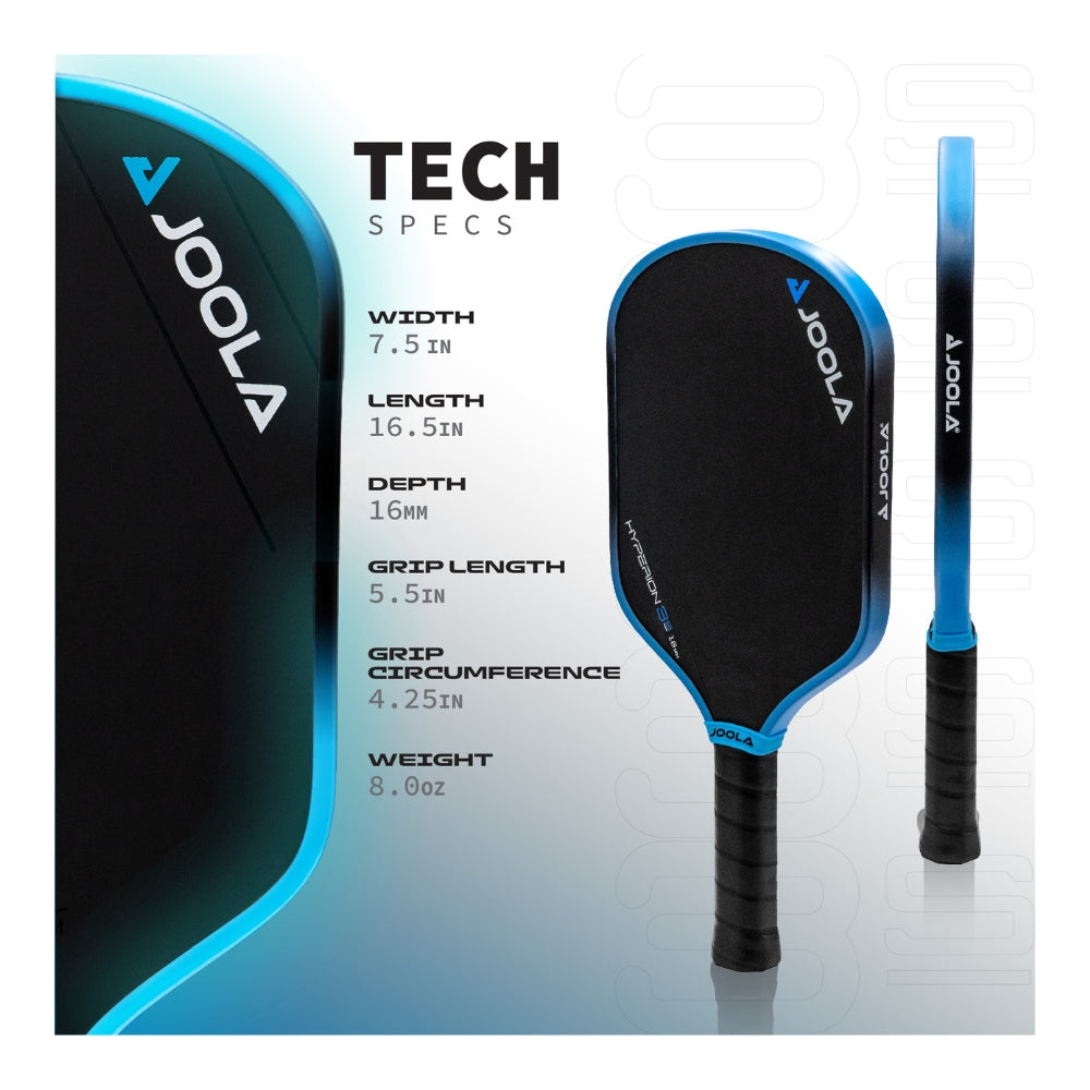 Raquete de Pickleball JOOLA Simone Jardim Hyperion 3S (16mm)