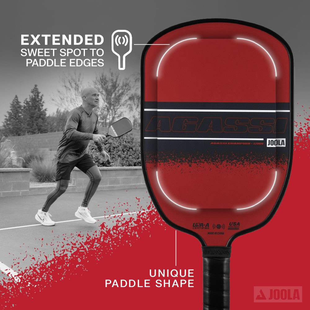 Raquete de Pickleball JOOLA Agassi Champion SS25 (12mm)