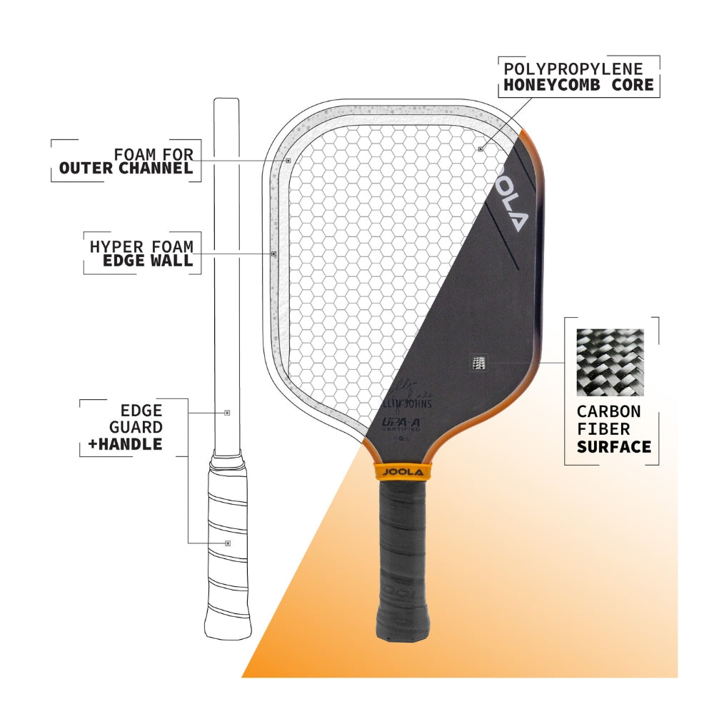 Raquete de Pickleball JOOLA Collin Johns Scorpeus 3S (16mm)