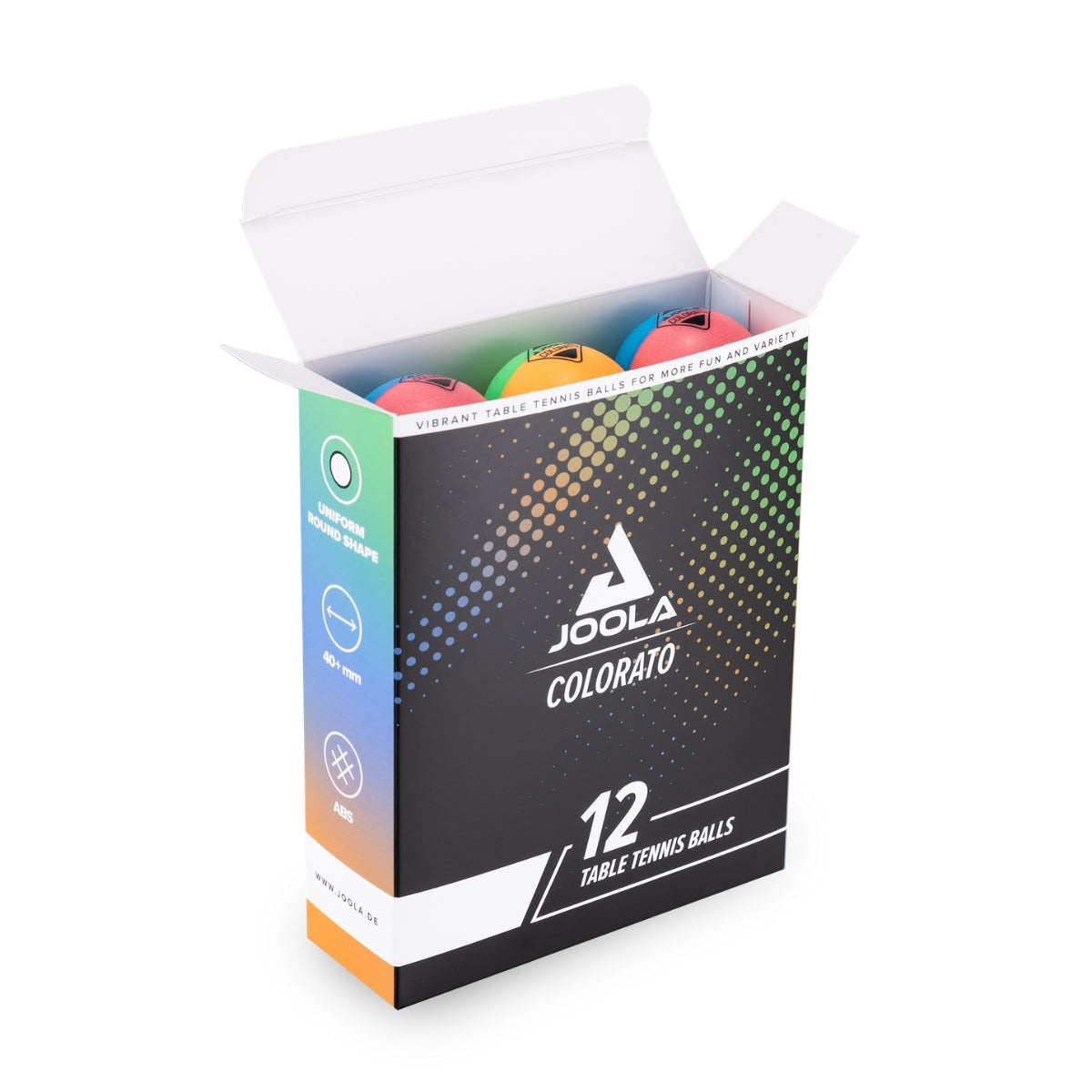 Kit de Raquetes JOOLA Rosskopf + Bola de Tênis de Mesa JOOLA Colorato (12 unidades)
