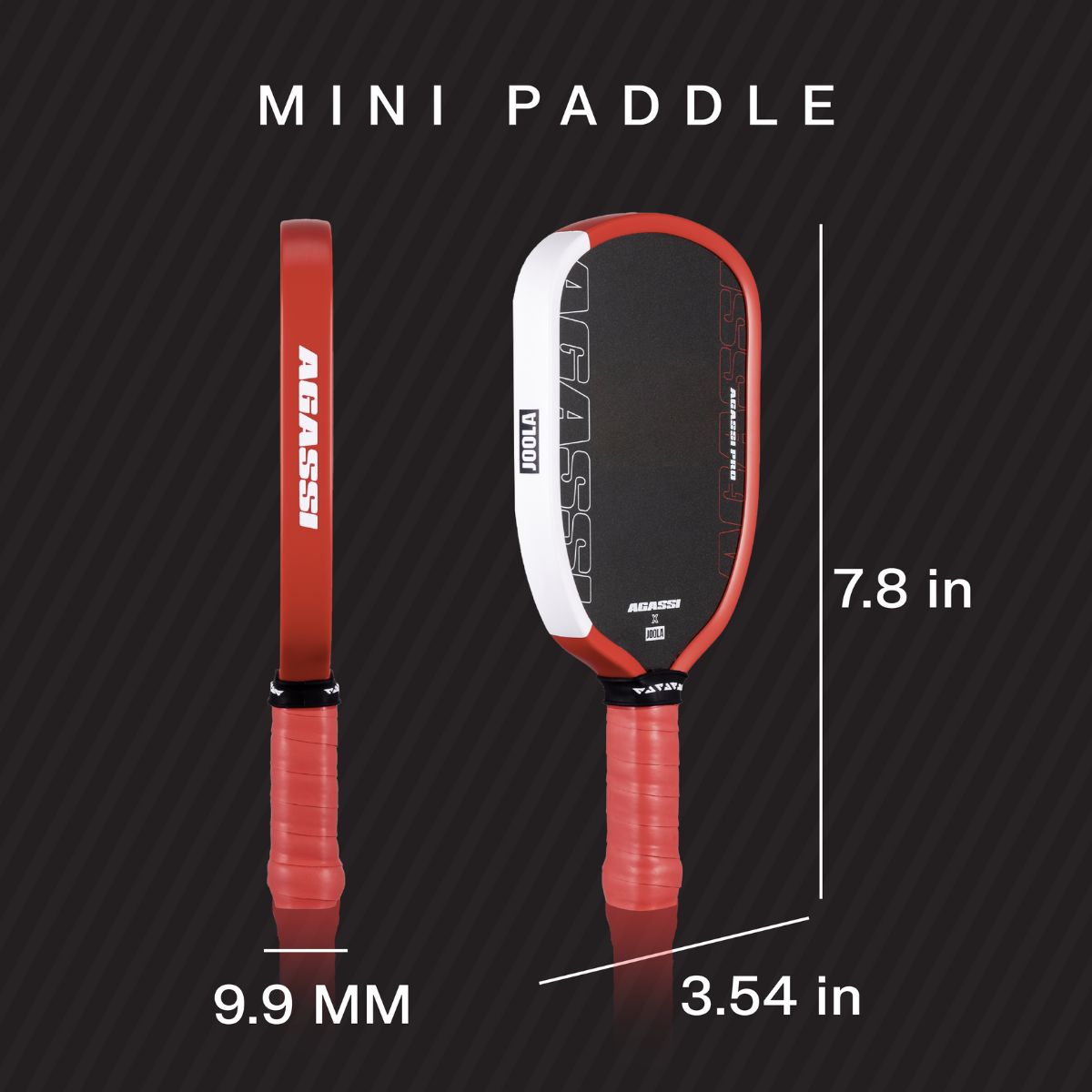 Mini Raquete de Pickleball JOOLA Agassi Pro IV