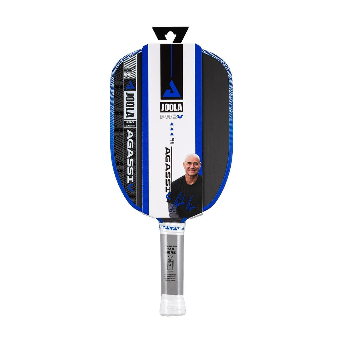 JOOLA Agassi Pro V Andre Agassi Royal Blue Pickleball Racket