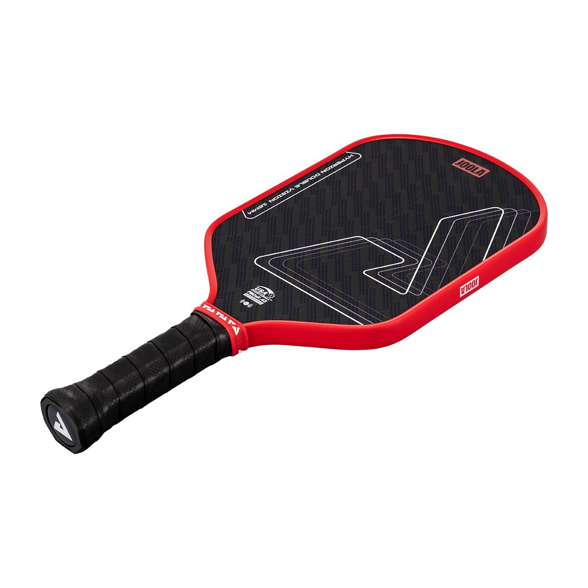 Kit Raquete de Pickleball JOOLA Hyperion Double Vision (16mm) + Fita de Proteção de Borda JOOLA Transparente para Raquete Pickleball 30mm x 850mm (16mm)