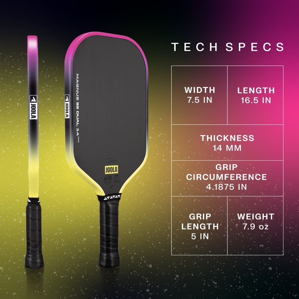 Raquete de Pickleball JOOLA Magnus 3S Dual (14mm)