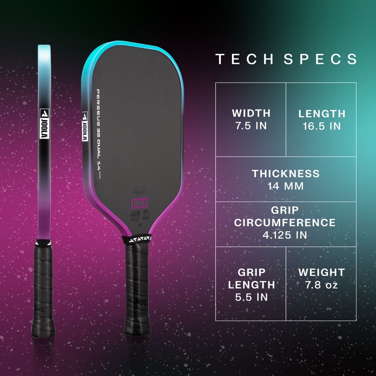 Raquete de Pickleball JOOLA Perseus 3S Dual