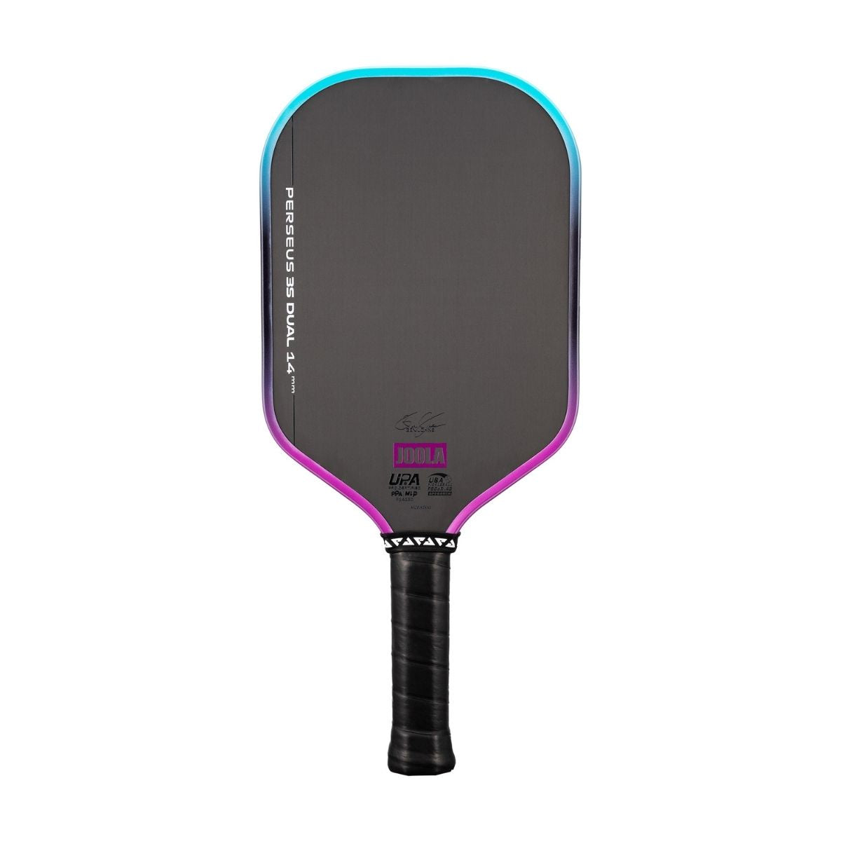 Kit Raquete de Pickleball JOOLA Perseus 3S Dual + Fita de Proteção de Borda JOOLA Transparente para Raquete Pickleball