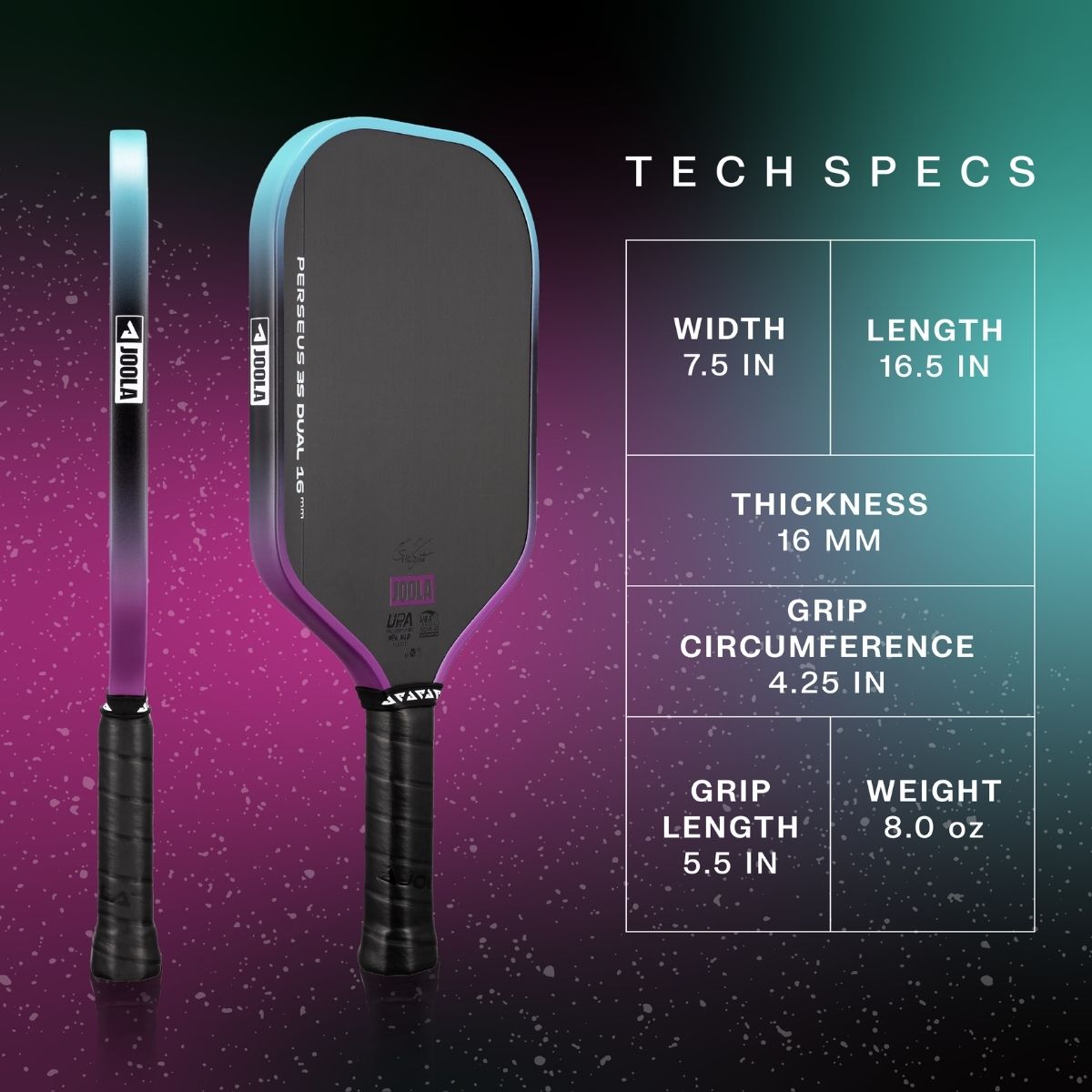 Raquete de Pickleball JOOLA Perseus 3S Dual