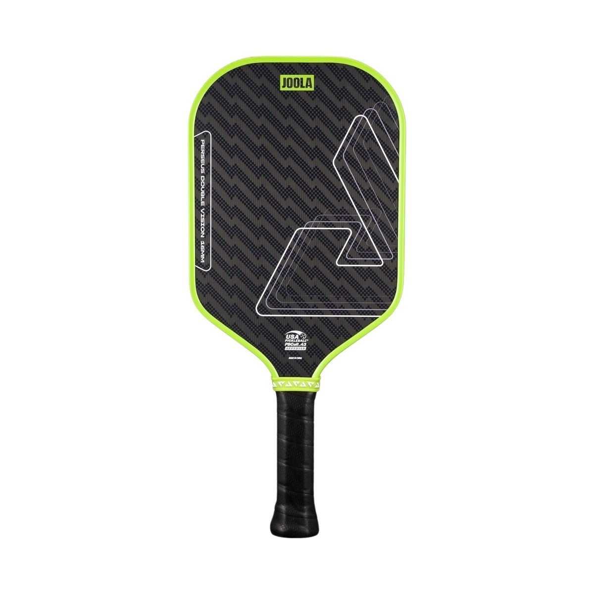Kit Raquete de Pickleball JOOLA Perseus Double Vision (16mm) + Fita de Proteção de Borda JOOLA Transparente para Raquete Pickleball 30mm x 850mm (16mm)
