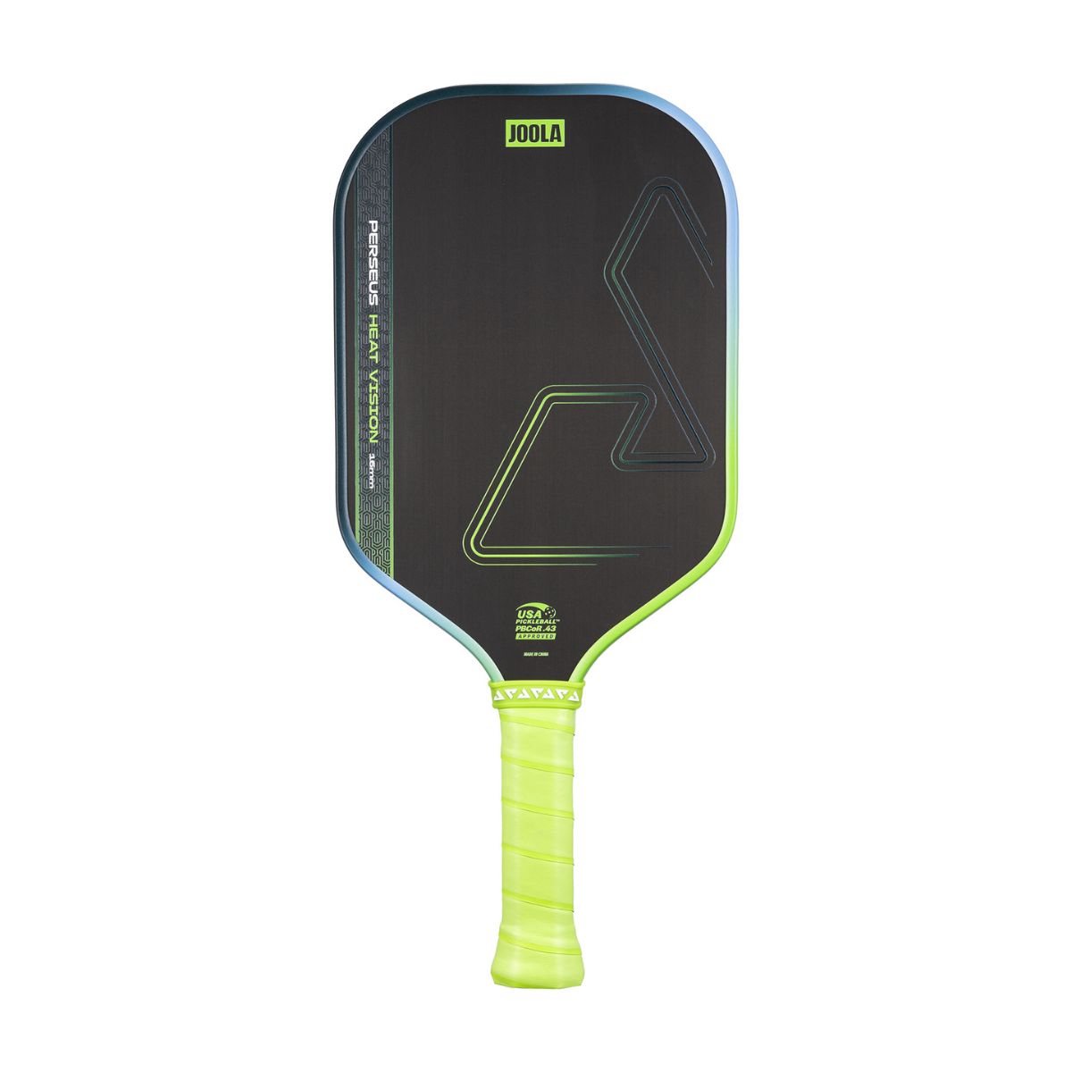Kit Raquete de Pickleball JOOLA Perseus Heat Vision (16mm) + Fita de Proteção de Borda JOOLA Transparente para Raquete Pickleball 30mm x 850mm (16mm)
