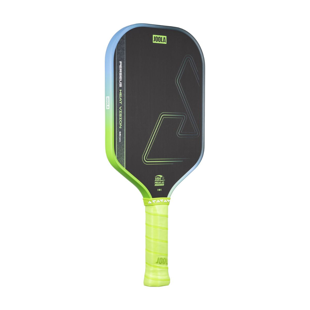Kit Raquete de Pickleball JOOLA Perseus Heat Vision (16mm) + Fita de Proteção de Borda JOOLA Transparente para Raquete Pickleball 30mm x 850mm (16mm)