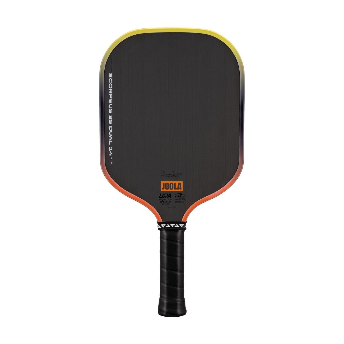 Kit Raquete de Pickleball JOOLA Scorpeus 3S Dual (14mm) + Fita de Proteção de Borda JOOLA Transparente 28mm x 850mm (14mm)