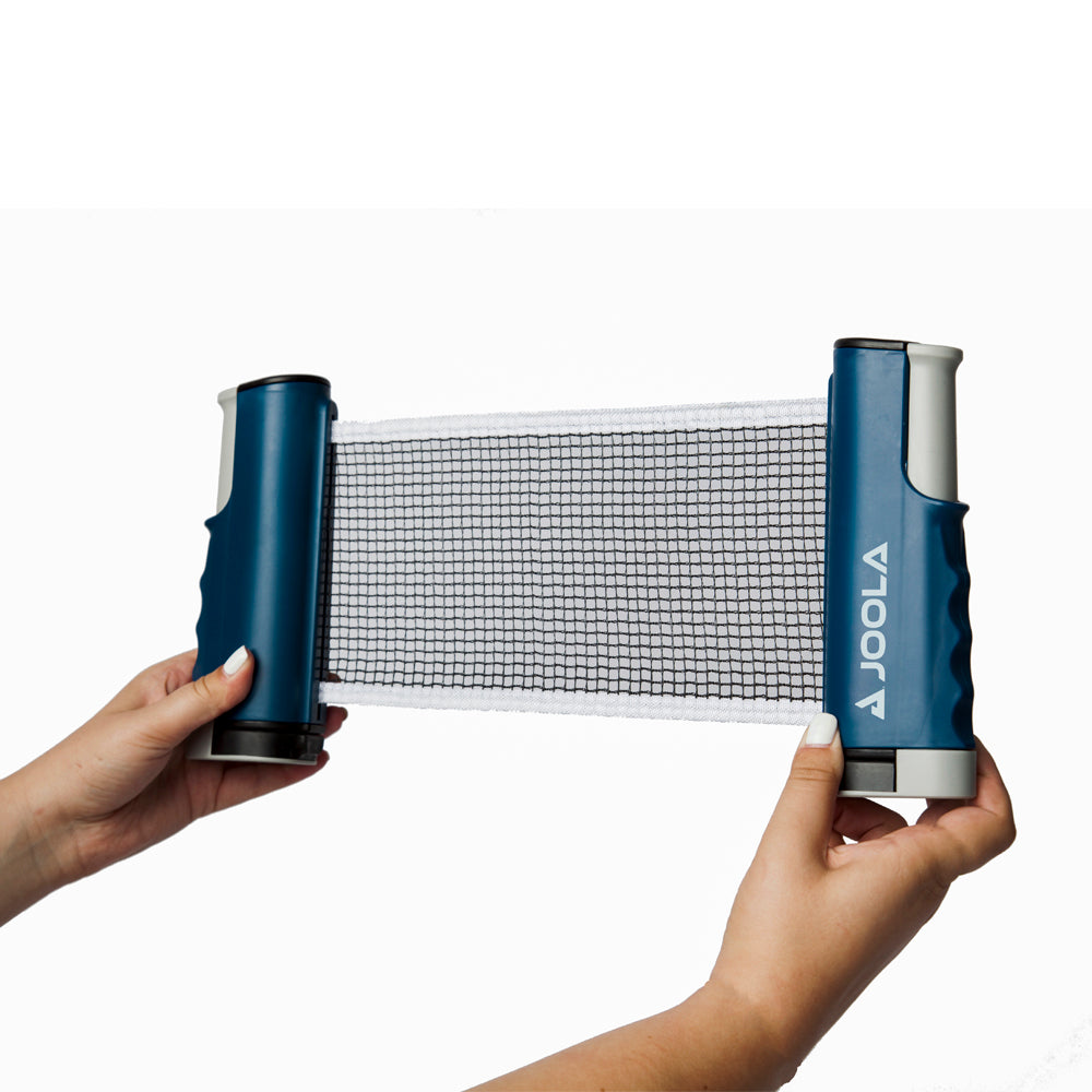 Kit Rede Retrátil JOOLA para Tênis de Mesa + Bolas de Tênis de Mesa JOOLA Advanced ABS 40+