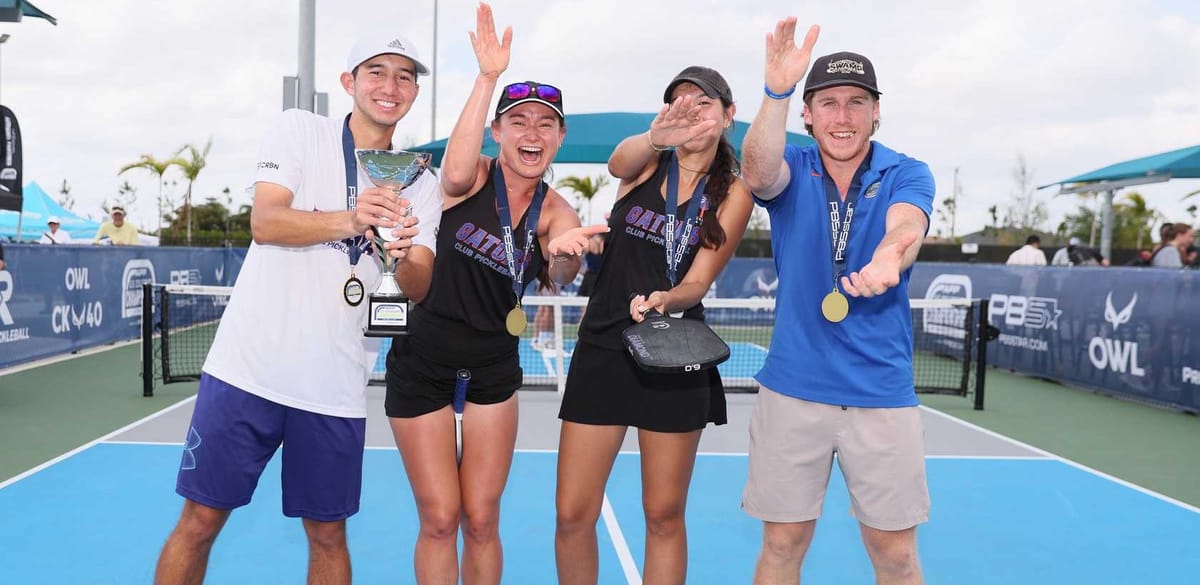 Florida Conquista o Campeonato Universitário de Pickleball 2025