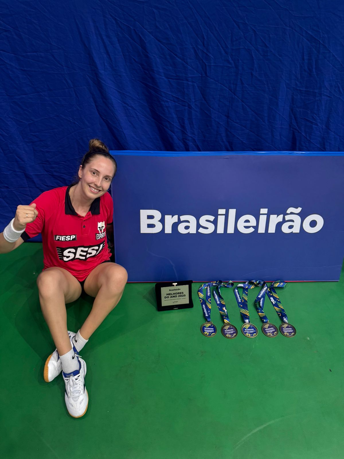 Danielle Rauen encerra temporada com cinco ouros no Brasileirão de Verão em Blumenau