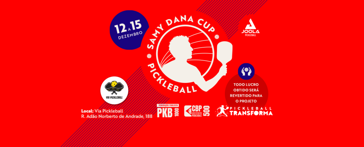 Samy Dana Cup Pickleball: quando o jogo vira ponte para inclusão social