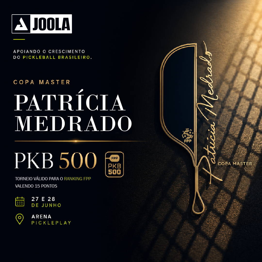 Copa Master Patrícia Medrado consolida força do pickleball sênior e abre caminho para novas competidoras no Brasil