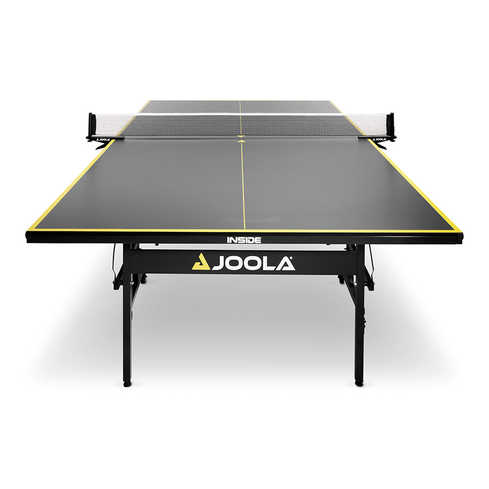 Mesa JOOLA Inside J15 (15mm) + 1 Conjunto Family Set (maleta com 4 raquetes e 10 bolas) + Capa para mesa (posição horizontal/vertical)