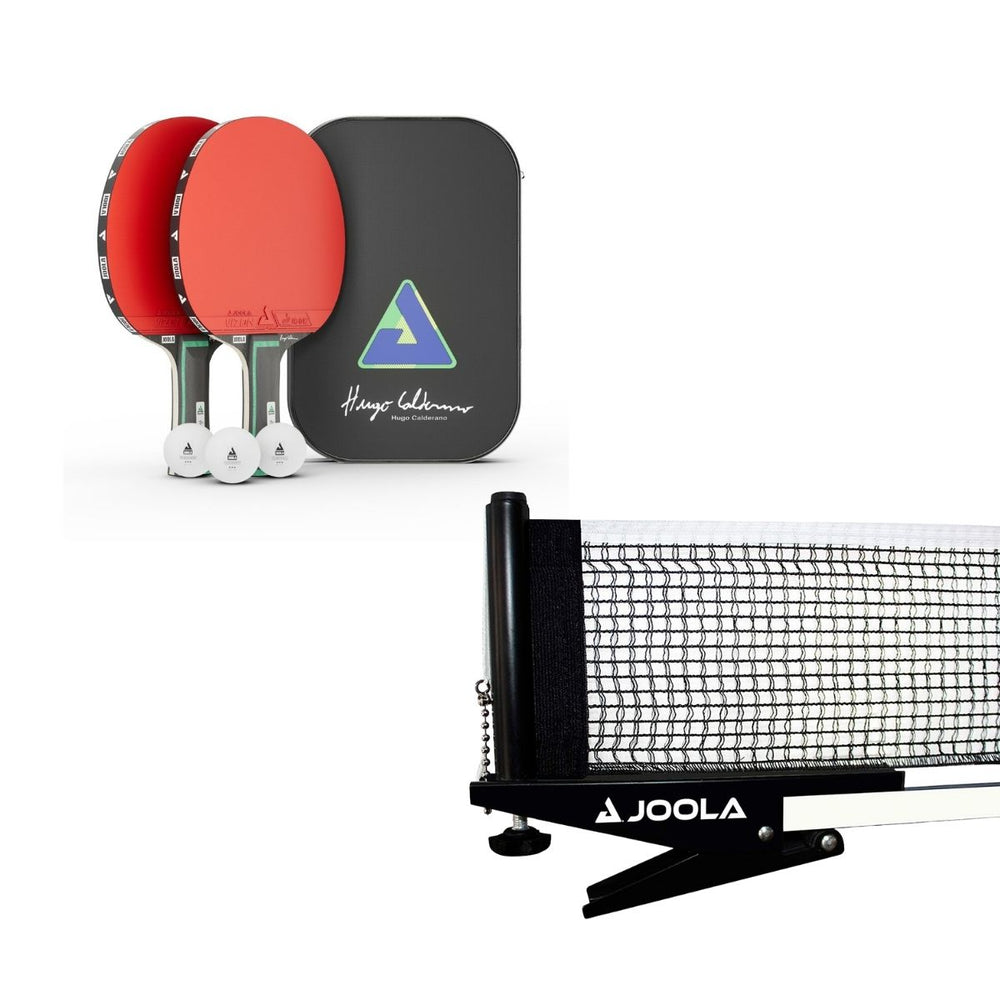 Kit Conjunto de Rede e Suporte para Tênis de Mesa JOOLA Inside + Kit JOOLA Hugo Calderano Duo Pro