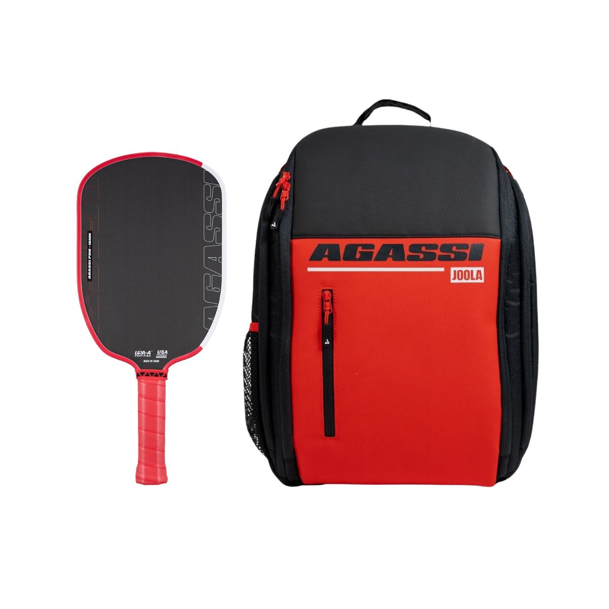 Kit Raquete de Pickleball JOOLA Agassi Pro 16mm + Mochila JOOLA Agassi Vision II