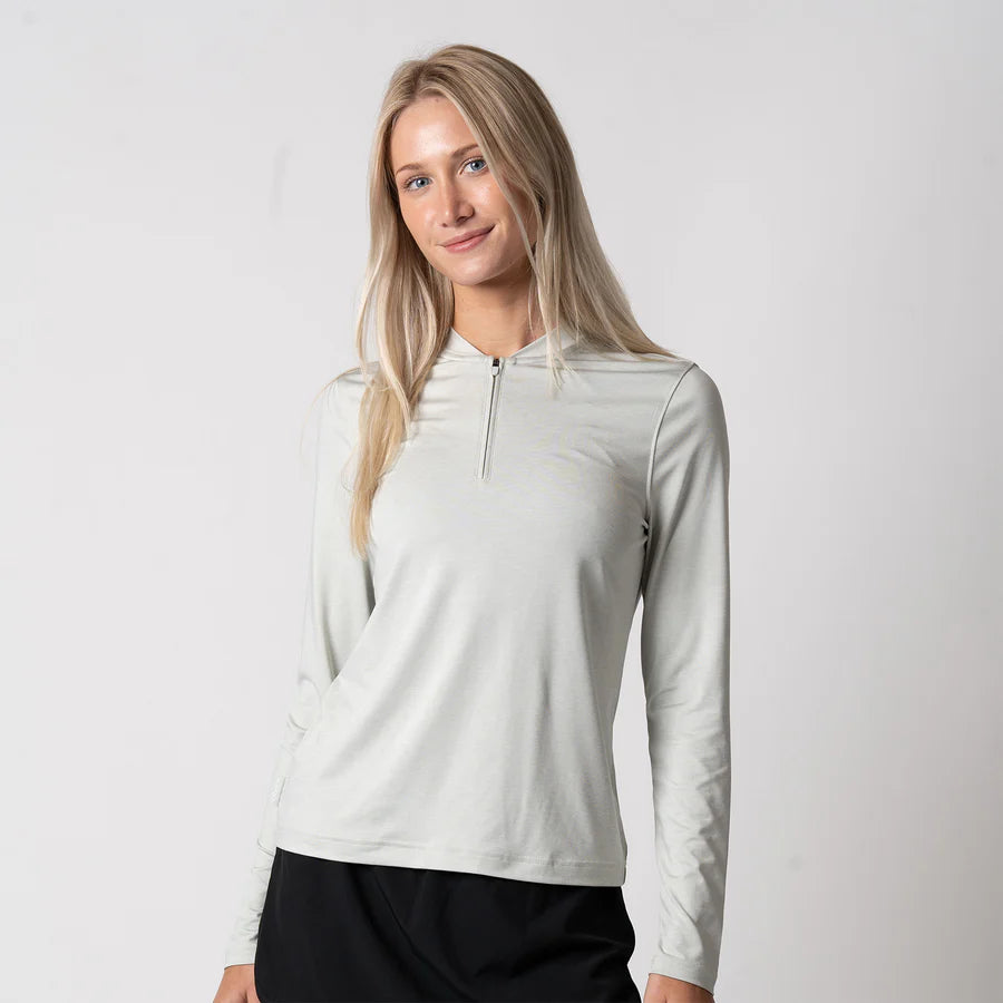 Camisa JOOLA Feminina Manga Longa Zip