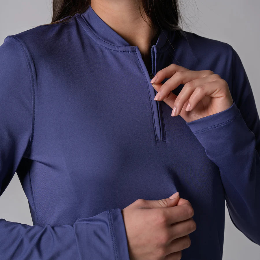 Camisa JOOLA Feminina Manga Longa Zip