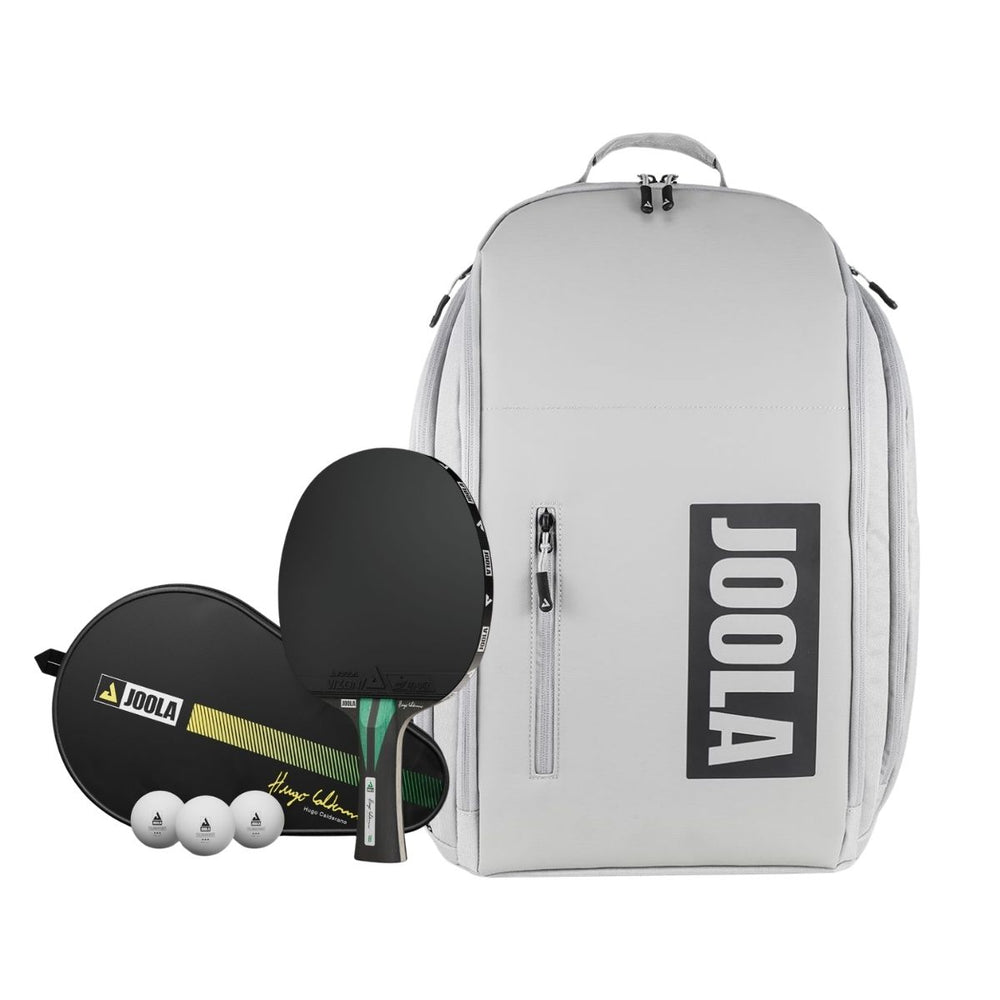 Kit Mochila JOOLA Vision II + Kit Hugo Calderano Carbon Speed