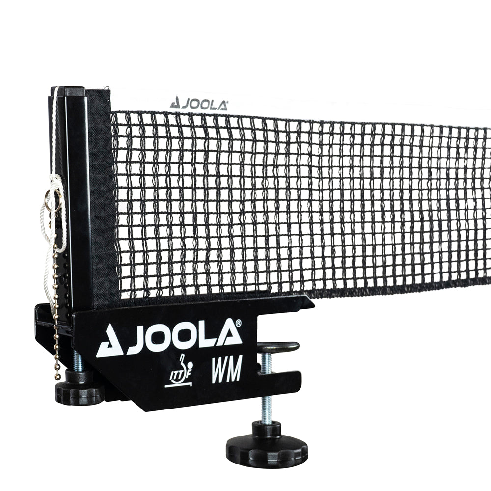 Kit Conjunto de rede e suporte para tênis de mesa JOOLA WM + Kit com 2 Raquetes, 3 Bolas e uma Capa Duo Set Pro