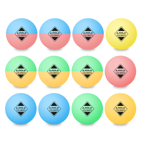 Bola de Tênis de Mesa JOOLA Colorato 12 unidades
