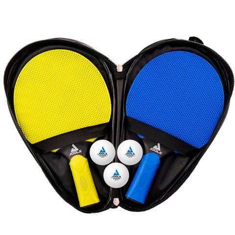 Kit com 2 raquetes e 3 bolas e uma Capa, JOOLA Vivid Outdoor