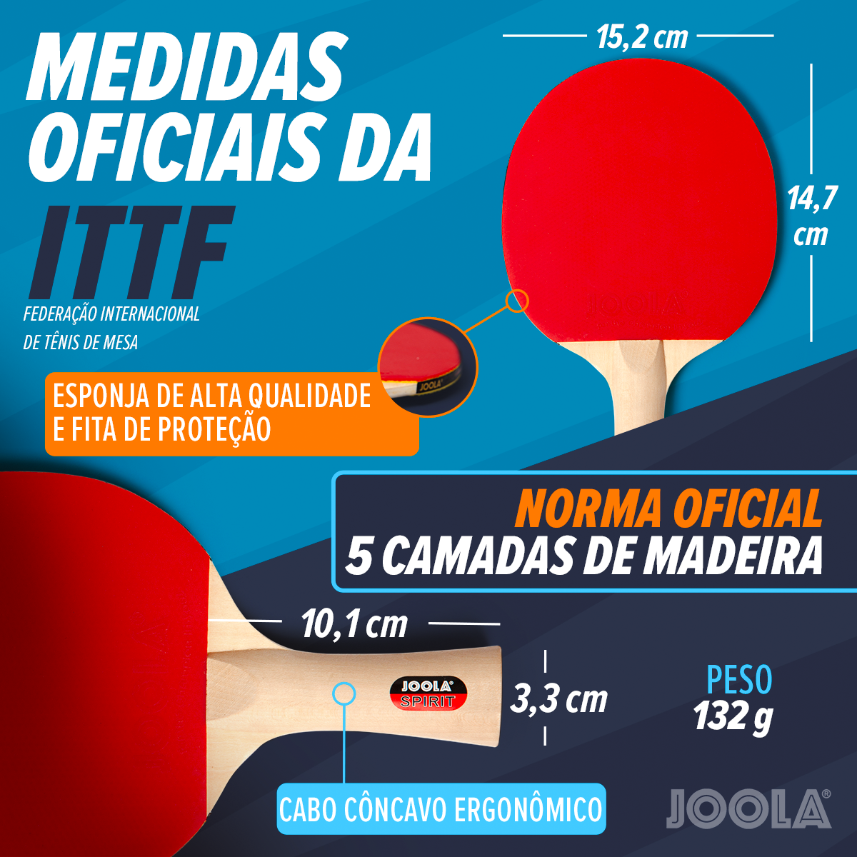Kit de Raquetes Family Set - maleta com 4 raquetes e 10 bolas