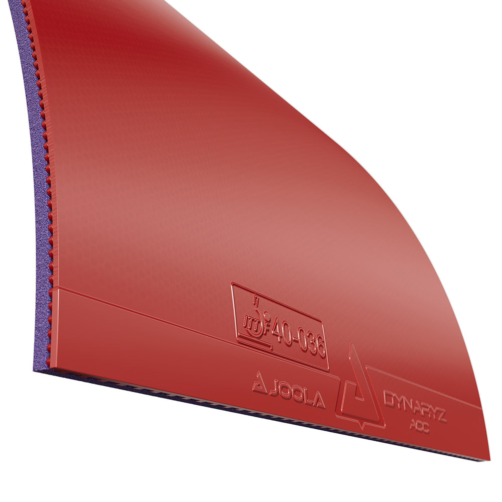 JOOLA Belag Dynaryz Acc Farbe 2,3 Mm, Rot, Größe 2,3 Mm, Rot